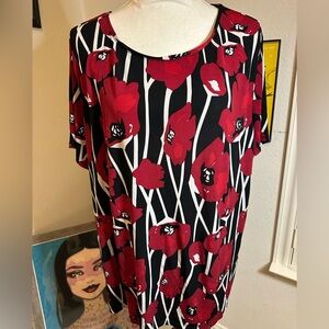 East 5th women’s blouse poppy 2xl